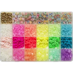 Supermix med selvlysende perler /glow in the dark og mange andre varianter