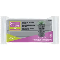 Super Sculpey Firm 454 g – ekstra fast og robust ler, som hverken sprækker eller flager.
