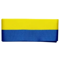 Sverigesbånd med det svenske flags farver, 3 m langt og 40 mm bredt