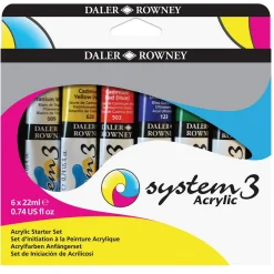System3 Acr Startsæt 6x22 ml