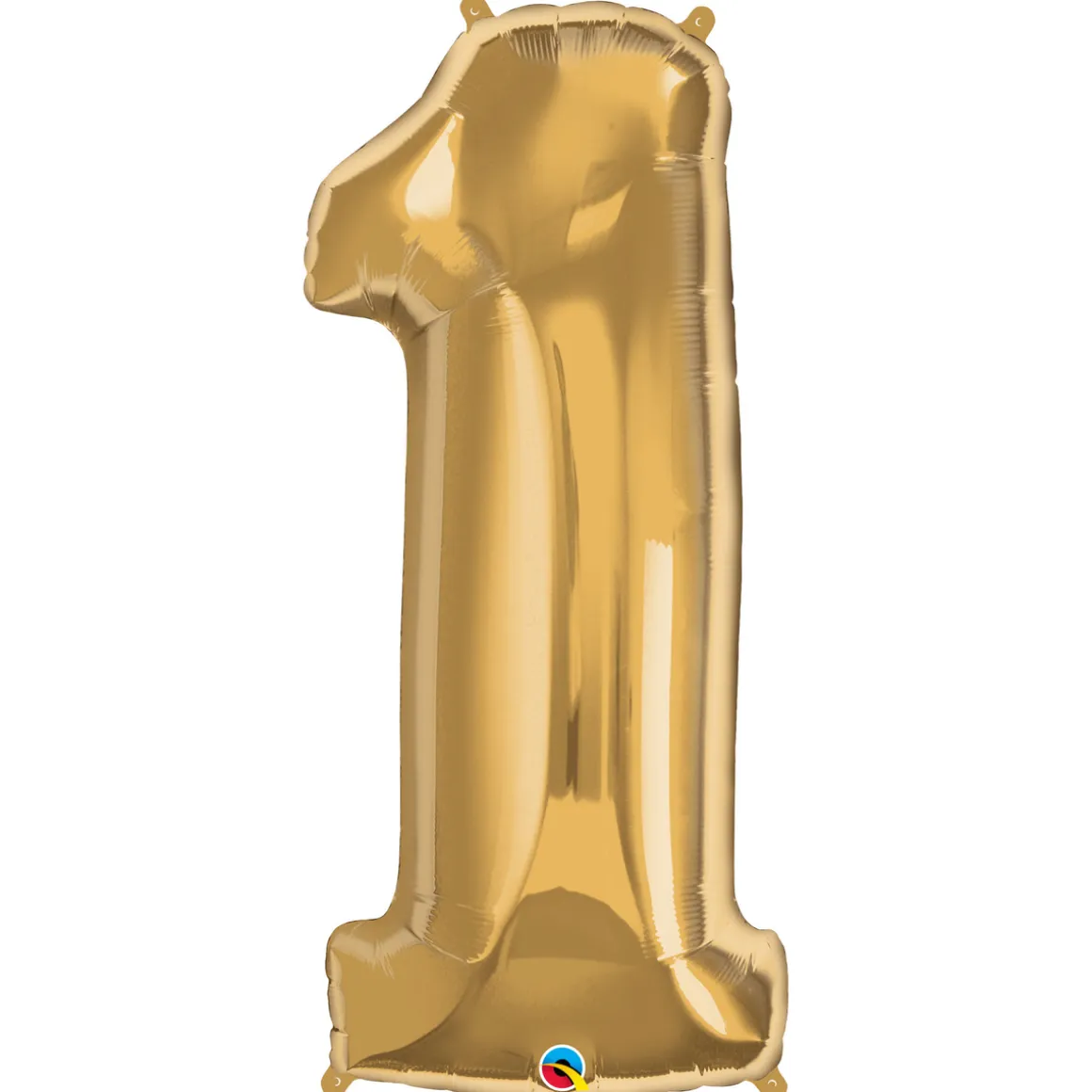 Talballon 1 Guld 66 cm