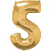 Talballon 6 Guld 66 cm