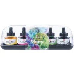 Talens Ecoline flytande vandfarve - Primary 5 x 30 ml