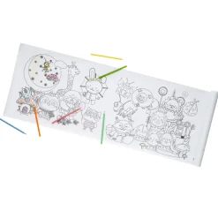 Tegnerulle Cute Animals, farvelæg søde dyr – rullen måler 40×300 cm