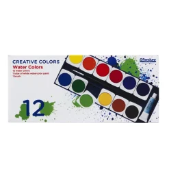 Tempera vandfarve 12 stk/palet