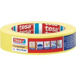 Tesa Precision Mask 4334 maskeringstape/malertape 50 meter, 25 mm bredde