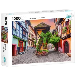 Tildas puslespil 1000 Alsace, 1000 brikker, 70×50 cm