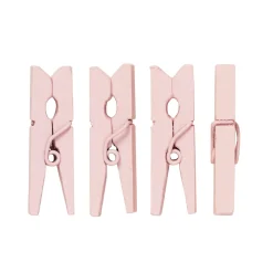 Tøjklemmer rosa 30 mm 48 stk.