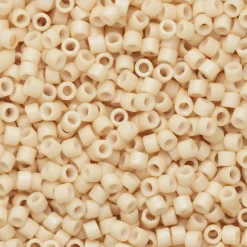 TOHO-perler 11/0 – abrikos frosted, 763 Opaque frosted pastel light apricot