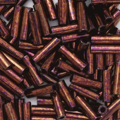TOHO-perler bugle, aflange glasperler 6 mm kobber