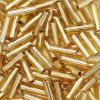 TOHO-perler bugle, aflange glasperler 6 mm guld