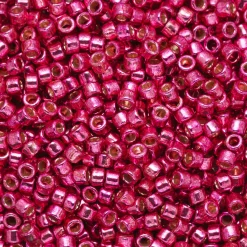 TOHO-perler 11/0 – cerise metallic, PF563 PF galvanized orchid