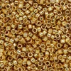 TOHO-perler 11/0 – guld metallic, PF557 PF galvanized starlight