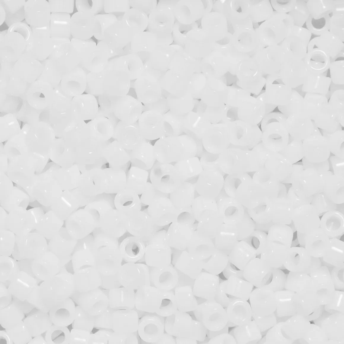 TOHO-perler 11/0 – hvid blank, 41 Opague qhite