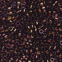 TOHO-perler 11/0 – mørk bronze metallic, 222 Metallic dark bronze