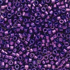 TOHO-perler 11/0 – mørklilla metallic, 461 Higher-metallic grape