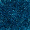 TOHO-perler 11/0 – petrol frosted, 932FM Frosted capri-lined aqua