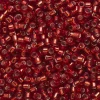TOHO-perler 11/0 – rød silverline, 25D Transparent silver-lined garnet