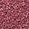 TOHO-perler 11/0 – rosa metallic mat, PF553F PF galvanized matte vintage rose