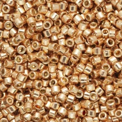 TOHO-perler 11/0 – rosenguld metallic, PF551 PF galvanized rose gold