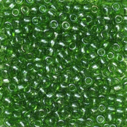 TOHO-perler runde 11/0 – grøn, 108 Transparent lustered peridot