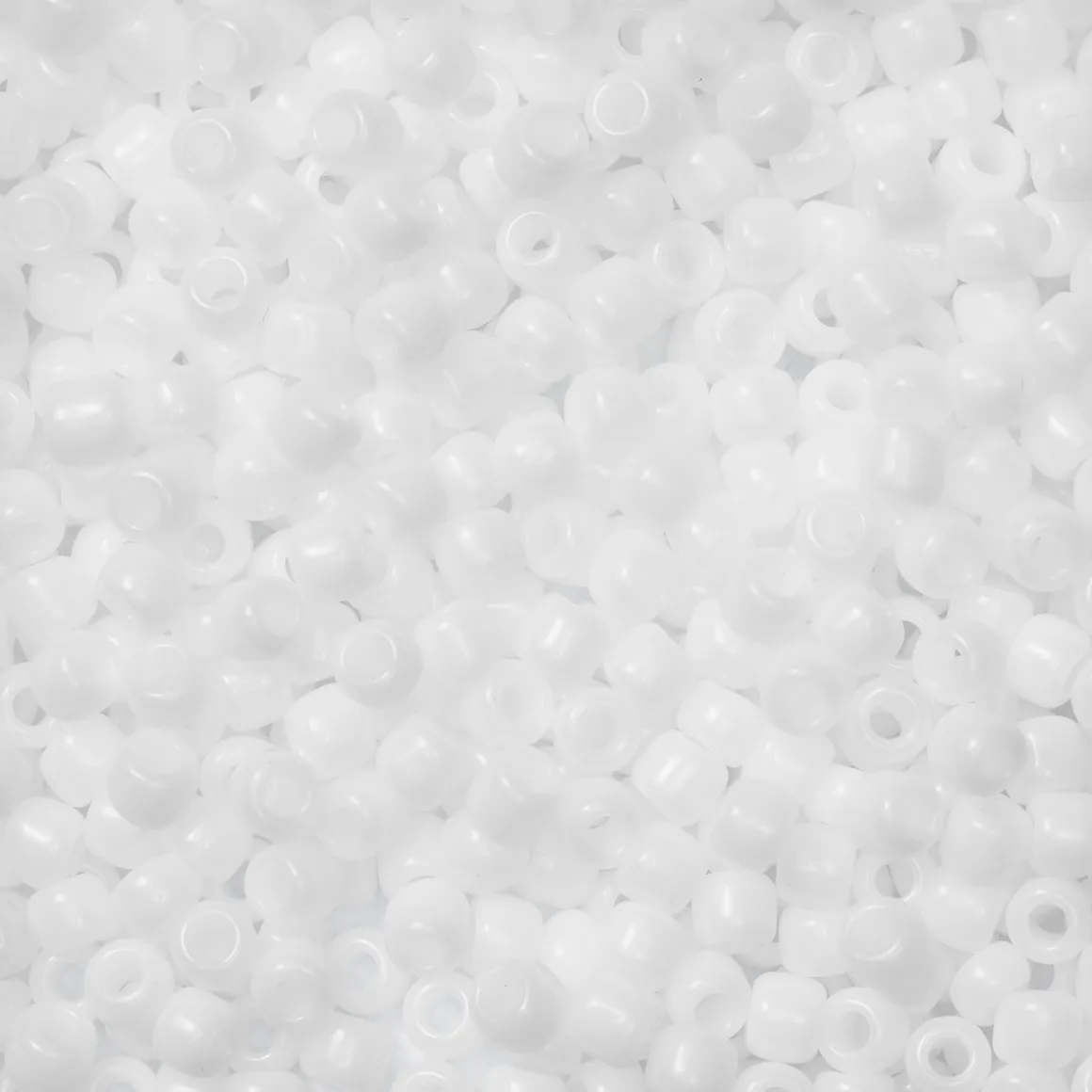 TOHO-perler runde 11/0 – hvid, 41 Opaque white