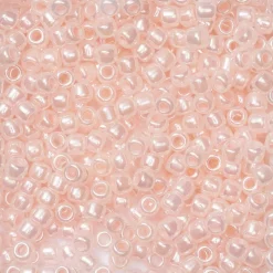 TOHO-perler runde 11/0 – lys rosa, 145 Ceylon innocent pink