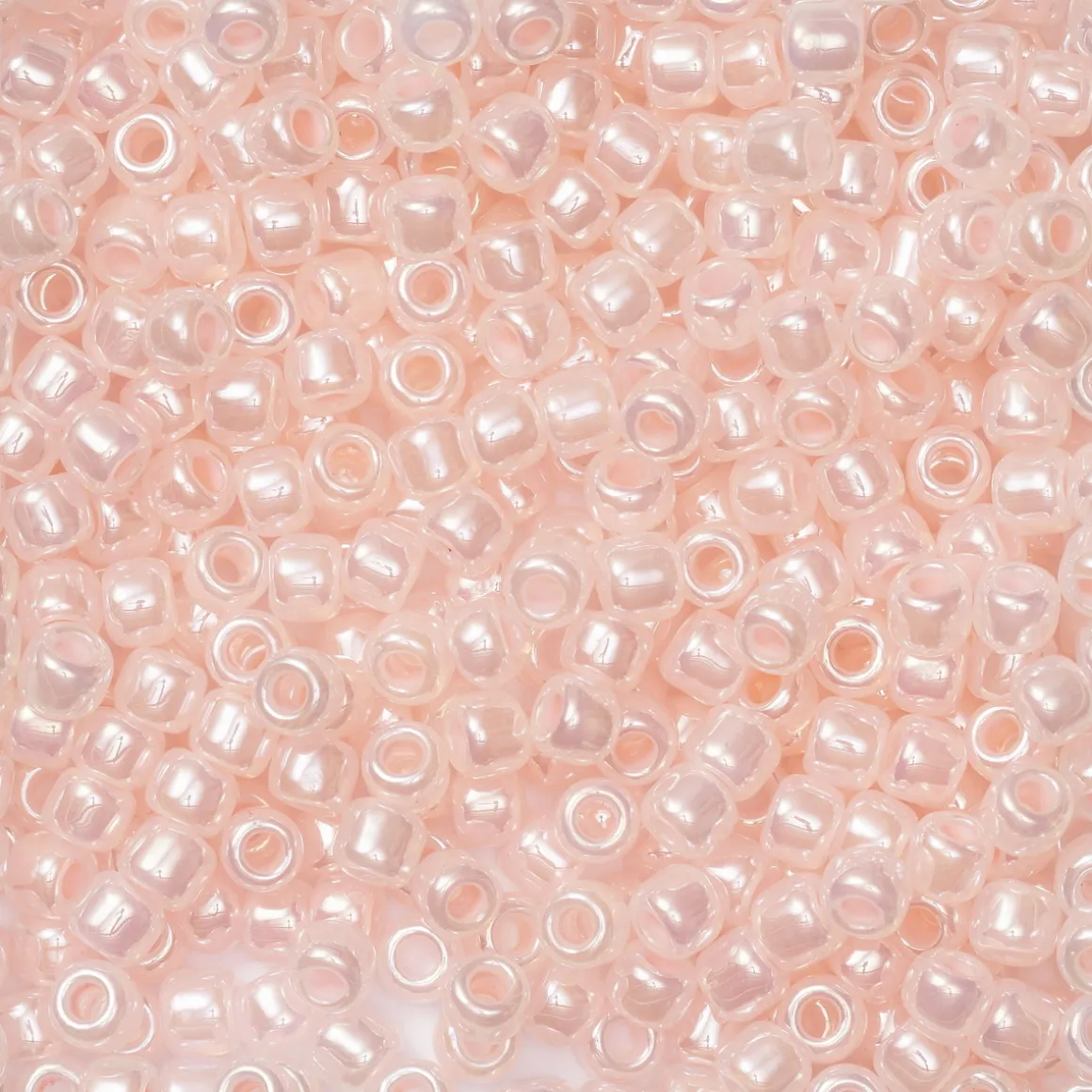 TOHO-perler runde 11/0 – lys rosa, 145 Ceylon innocent pink