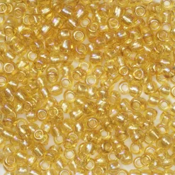 TOHO-perler runde 11/0 – rav, 162 Transparent rainbow light topaz