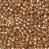 TOHO-perler runde 11/0 – rosenguld, PF551 Permament finish galvanized rose gold