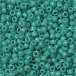 TOHO-perler runde 11/0 – turkis, 55 Opaque turquoise