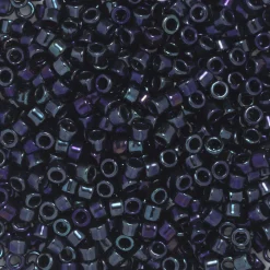 TOHO-perler 11/0 – sort olie-metallic, 82 Metallic nebula