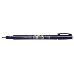 Tombow Brush Fudenosuke Hard Tip, pen med hård penselspids og sort tusch