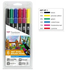 TOM sæt Penselpen basis 6p