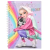 TOPModel lommemalebog Jill & Cookie + stickers, 120 sider, 13×17,5×1,3 cm
