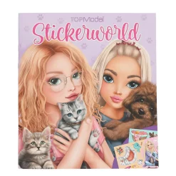 TOPModel Sticker Kitty Doggy – stickersbog med søde katte og hunde! 20 sider