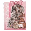 TOPModel stickersbog Dress Me Up Cute Animals med 24 sider og 7 ark med Stickers