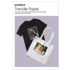 Transferpapir 5-pak i A4 til digitale printere til lyse og mørke bomuldsstoffer
