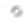 Transparent, elastisk smykketråd Ø 1 mm, 10 meter