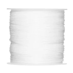 Transparent, elastisk smykketråd Ø 1 mm, 30 meter