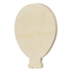 Træfigur ballon – højde 15 cm, bredde 10 cm, tykkelse 1,7 cm