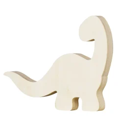 Træfigur dinosaur – højde 12,8 cm, bredde 16,4 cm, tykkelse 1,7 cm