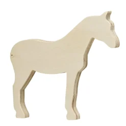 Træfigur Hest