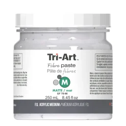 Tri-Art Fibre Medium Paste Matte 250 ml, mat fiberpasta til at opbygge tyk struktur