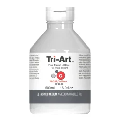 Tri-Art Final Finish Gloss 500 ml, beskyttende blank lak/fernis til akrylmaling