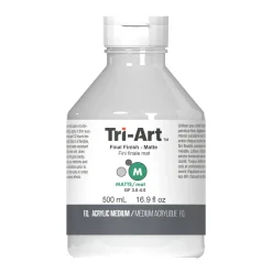 Tri-Art Final Finish Matte 500 ml, beskyttende mat lak/fernis til akrylmaling