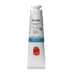 Tri-Art High Viscosity akrylfarve 60 ml Transparent Pyrrole Red Medium