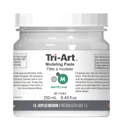 Tri-Art Modeling Paste 250 ml, modelleringspasta til struktur på lærred