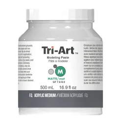 Tri-Art Modellerende Paste 500 ml, modelleringspasta til tekstur på lærred