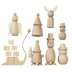 Trækrop kit julefigurer
